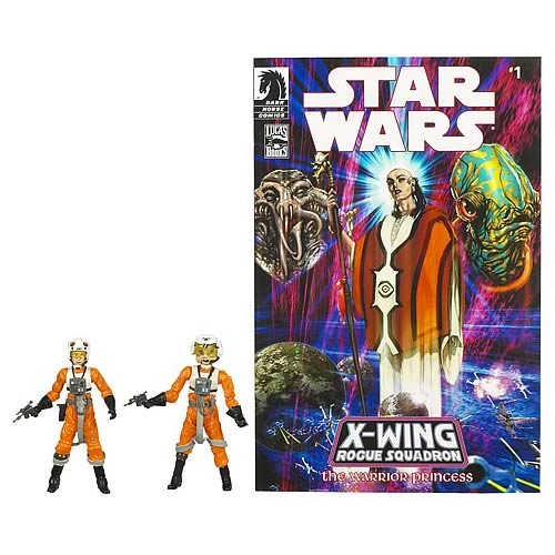Exclusive Star Wars Dllr Nep & Plourr Ilo Figure Comic Pack